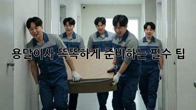 용달이사, 똑똑하게 준비하는 필수 팁!